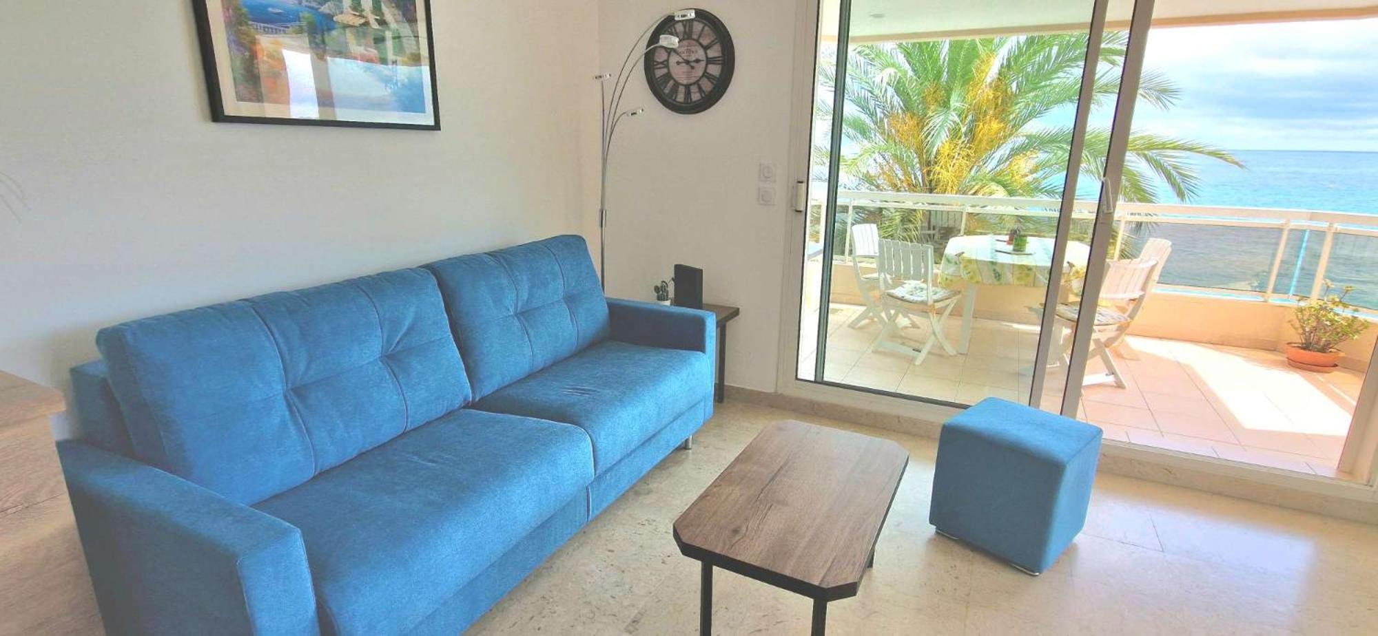 Appartement Bord De Mer Avec Garage 芒通 外观 照片